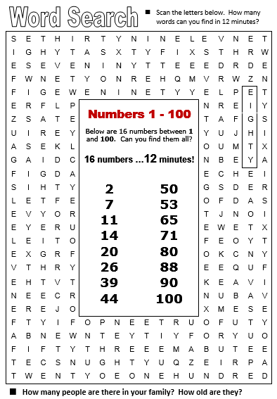 numbers-1-100-wordsearch-ficha-interactiva-gambaran